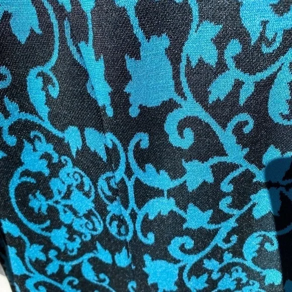 Appleseed a-line blue/black dress sz-pl - Picture 3 of 5